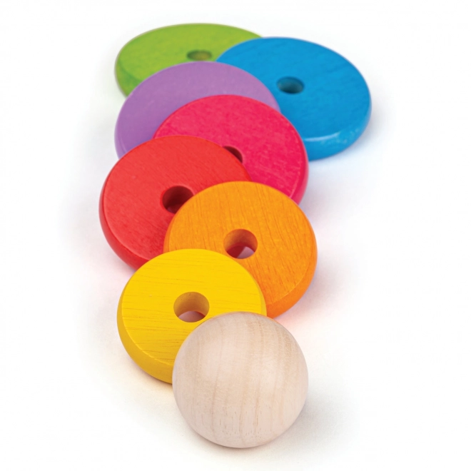 Bambolotto Arcobaleno in Legno Bigjigs