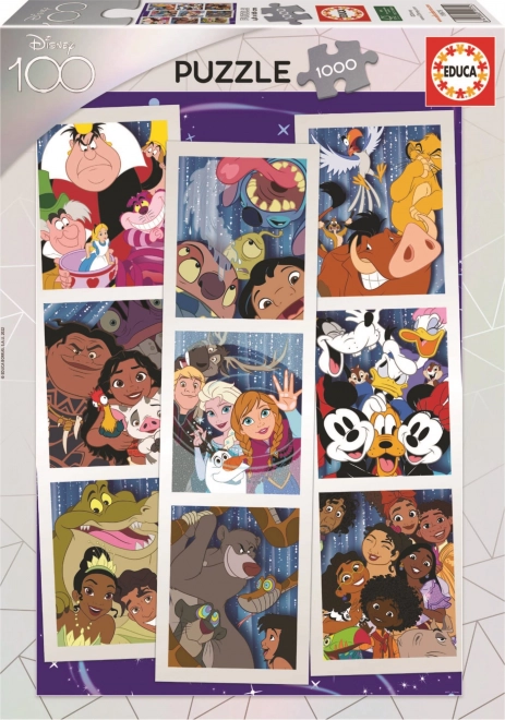 Puzzle Disney 100 collage 1000 pezzi