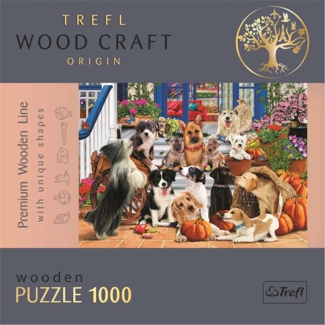 Puzzle Trefl Amicizia Canina in Legno 1000 Pezzi