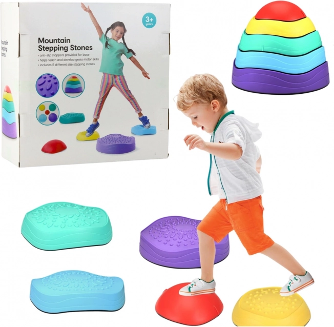 Pietre di equilibrio colorate per bambini 5 pz