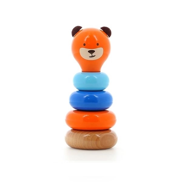 Torre impilabile in legno orso Marcel