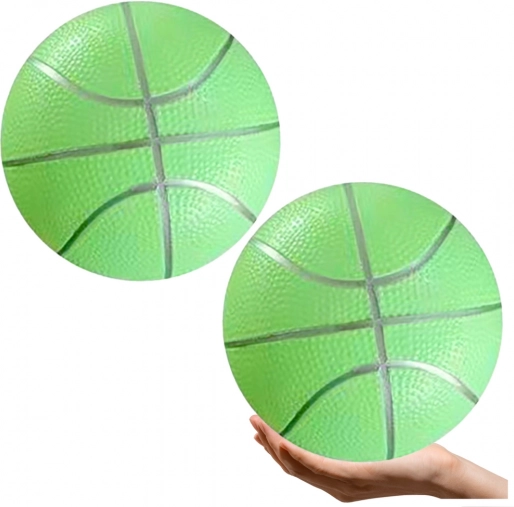 Palla da spiaggia in gomma verde pastello 20 cm