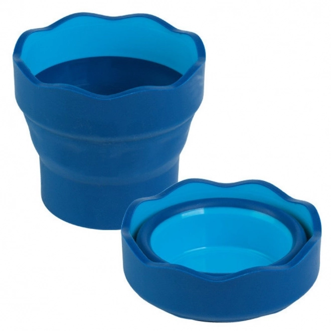 Tazza pieghevole Clic&Go blu