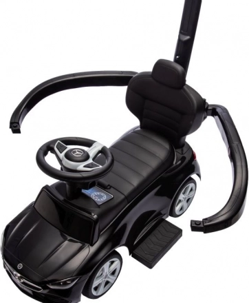 Bicicletta senza pedali per bambini con maniglia Mercedes 3in1 nera