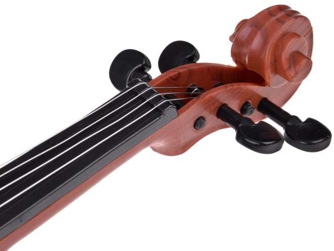 Violino Giocattolo in Plastica con Archetto per Bambini