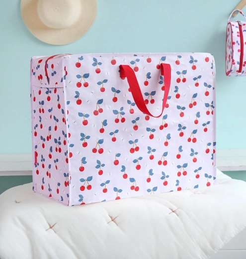 A Little Lovely Company - XL borsa portaoggetti ciliegie
