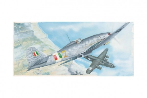 Modello in plastica aereo Fiat G.55 1:48