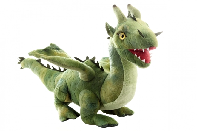 Drago di peluche verde eco-friendly