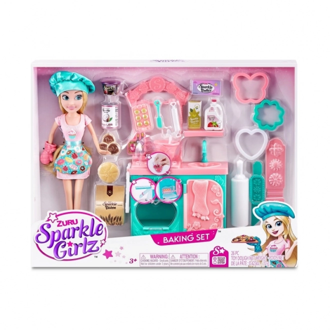 Sparkle Girlz bambola panettiera con accessori