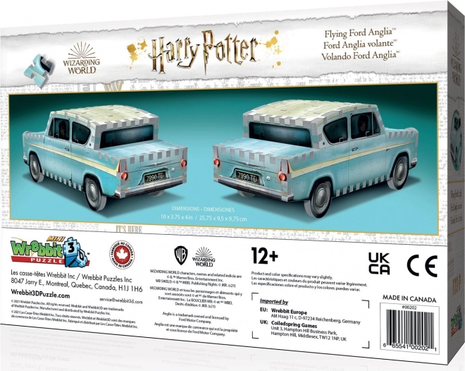 Puzzle 3D WREBBIT Harry Potter: Ford Anglia