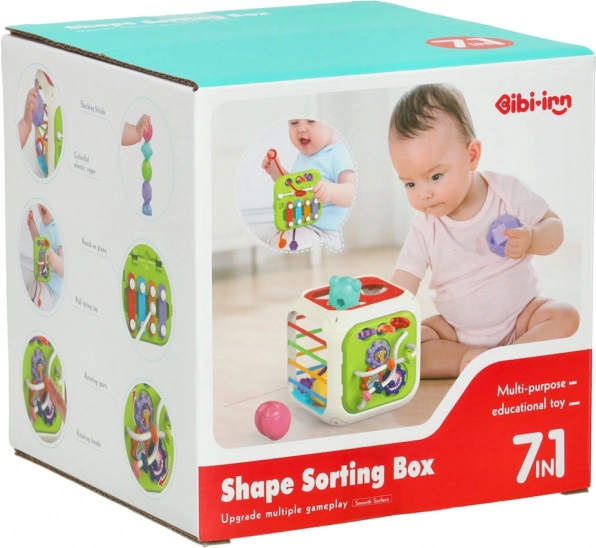 Cubo educativo 7 in 1 per bambini con xilofono Bibi-inn