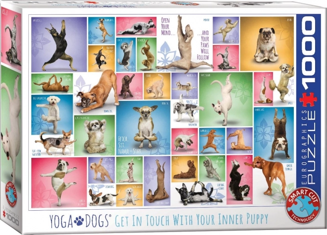 Puzzle Yoga dei cani 1000 pezzi