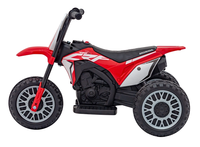 Moto elettrico per bambini Honda CRF 450R rosso con clacson e battistrada in gomma – rosso