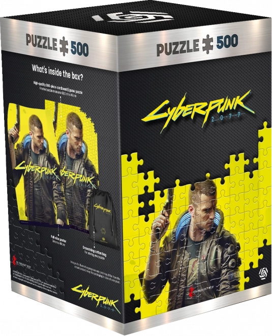 Puzzle Cyberpunk 2077 - Ritratto Maschile V 500 Pezzi