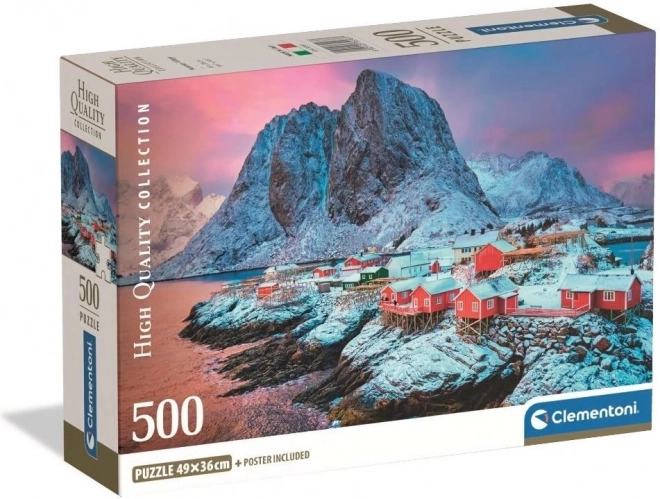 Puzzle Villaggio Hamnoy 500 pezzi