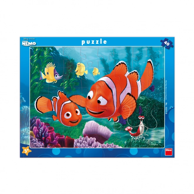 Puzzle Dino con Nemo al sicuro 40 pezzi