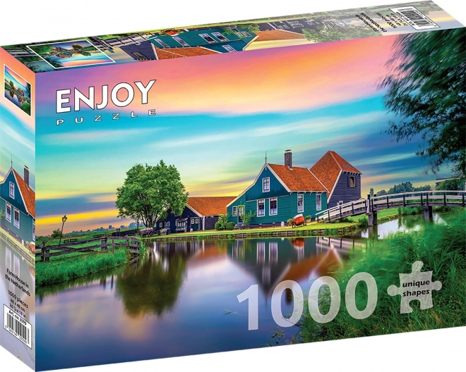 Puzzle Il Porto in Olanda 1000 Pezzi