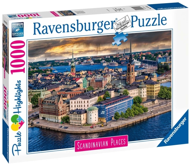 Puzzle 1000 Pezzi - Vista sulla città scandinava