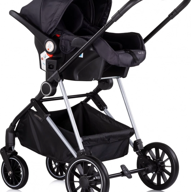 Passeggino combinato Aura 2in1 nel colore mora