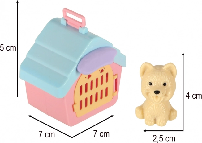 Salone SPA di parrucchiere per cani con figurine e accessori - 14 pezzi