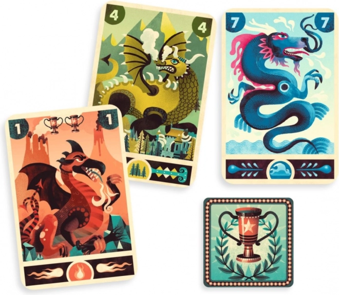 Gioco di carte Djeco Dragon Deck
