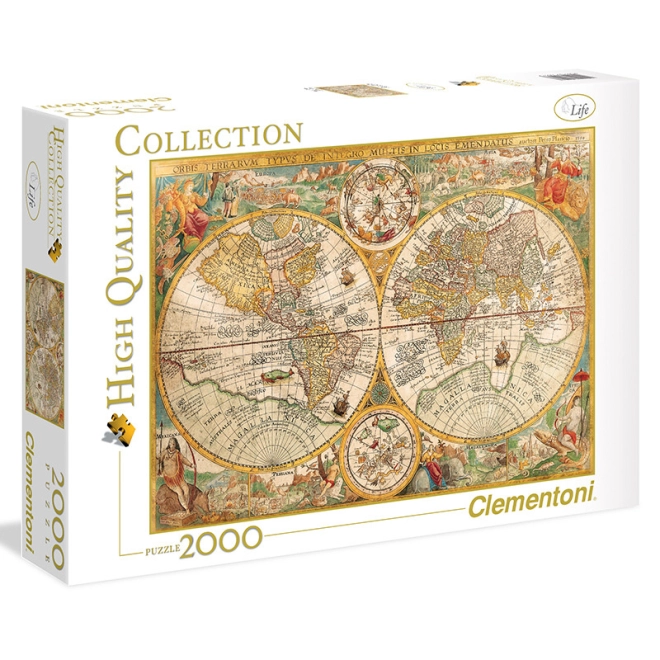 Design unico della vecchia mappa