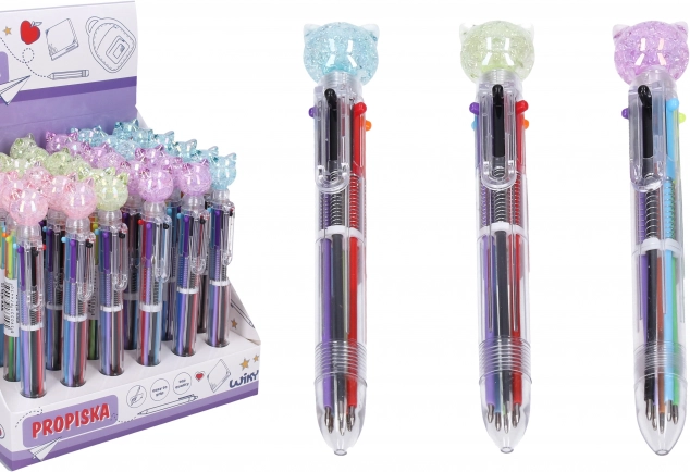 Penna multicolore gatto
