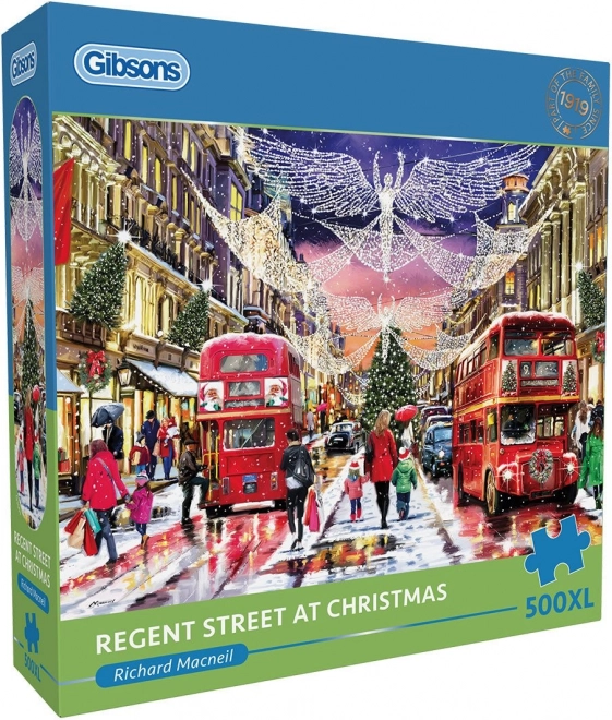 Puzzle Gibsons regent street natalizia 500 pezzi