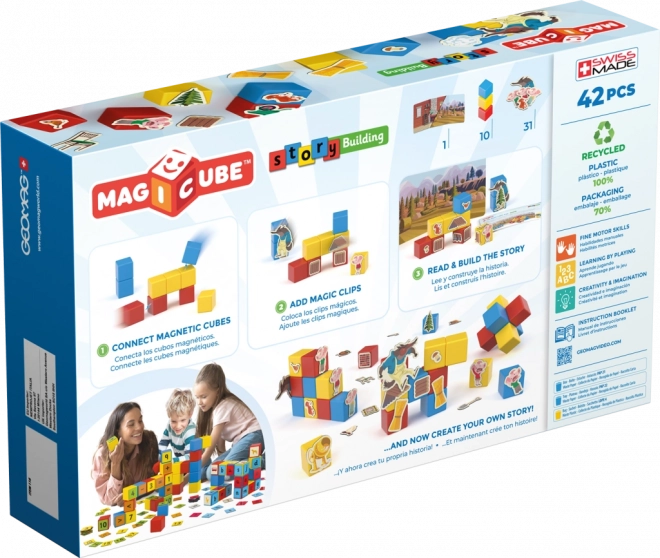 Magnetic Cubes GEOMAG Magicube I Tre Porcellini