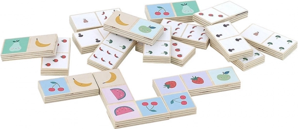 Domino in legno Frutta e Verdura Sarah Betz
