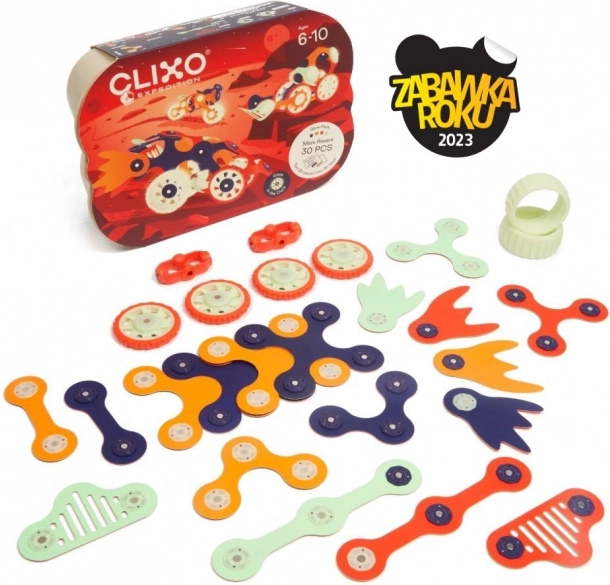 Clixo Mars Rovers set di costruzione magnetico 30 pz