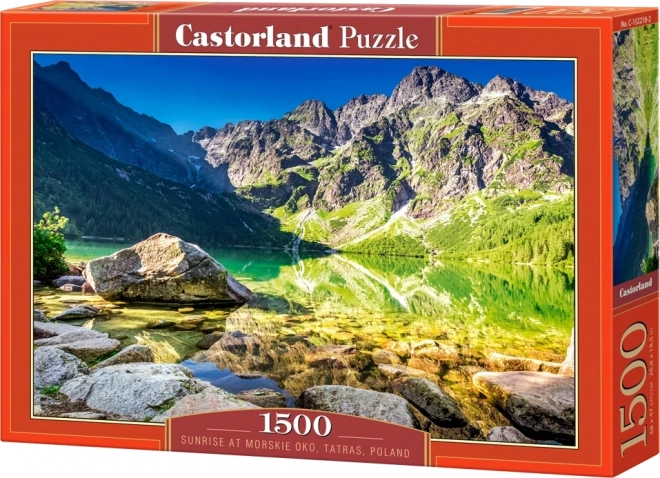 Puzzle Alba sul Lago Morskie Oko 1500 Pezzi