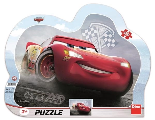 Puzzle sagomato DINO Saetta McQueen 25 pezzi