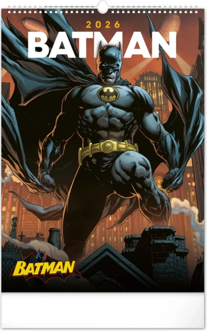 Calendario da parete Batman Dark 2026