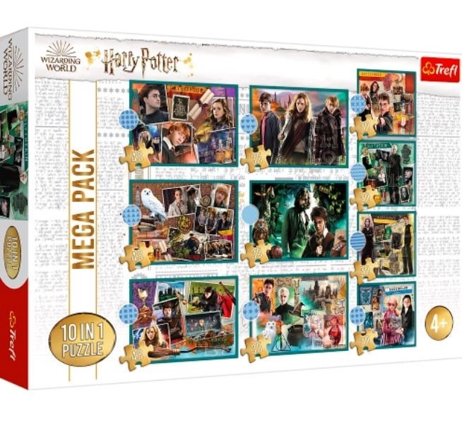 Puzzle Harry Potter Mega Pack 10 in 1 di Trefl