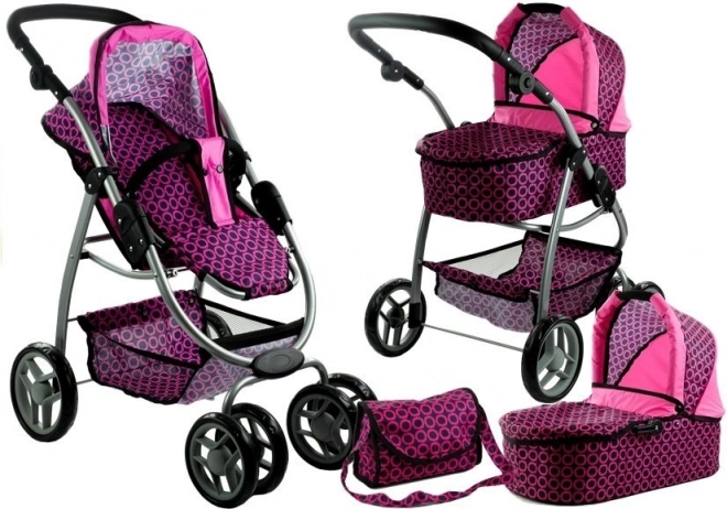 Passeggino per bambole multifunzione Alice 2 in 1