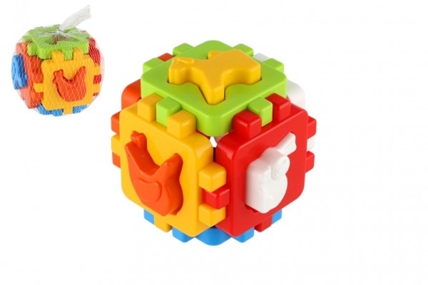 Cubo incastra plastica bambini 10x10 cm