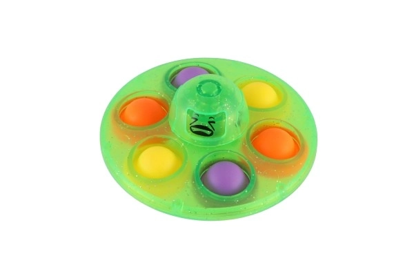 Spinner blaster con bolle in plastica 8cm