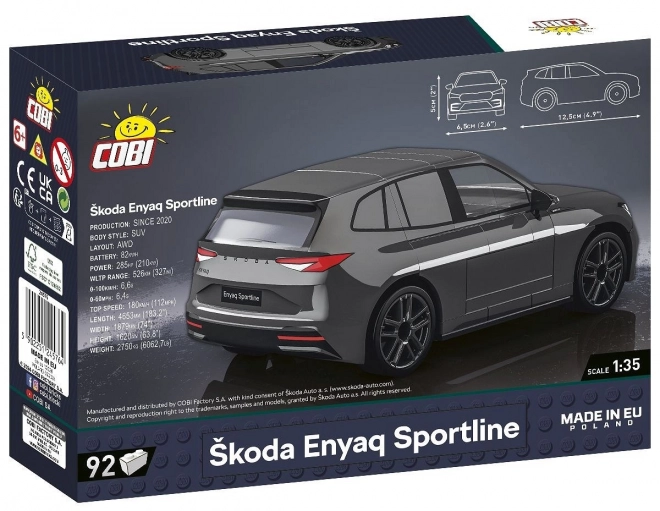 Modello in scala Skoda Enyaq Sportline