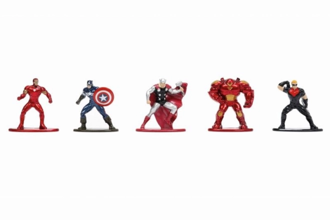 Collezione Di Figurine Nano In Metallo Marvel - 20 Pezzi