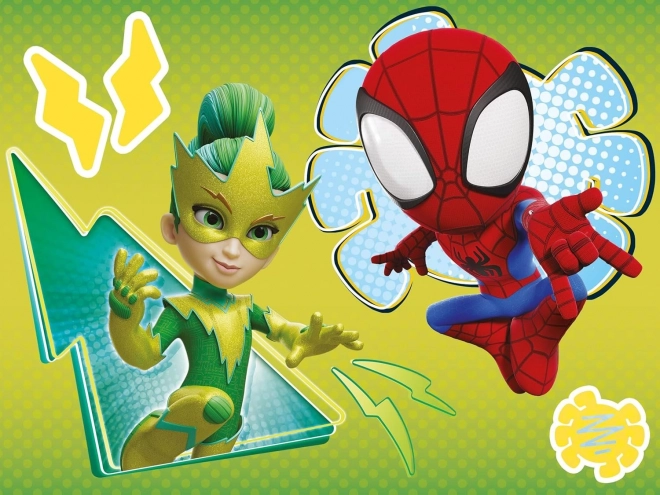 Clementoni play for future cubi con immagini spidey e i suoi amici straordinari, 12 cubi