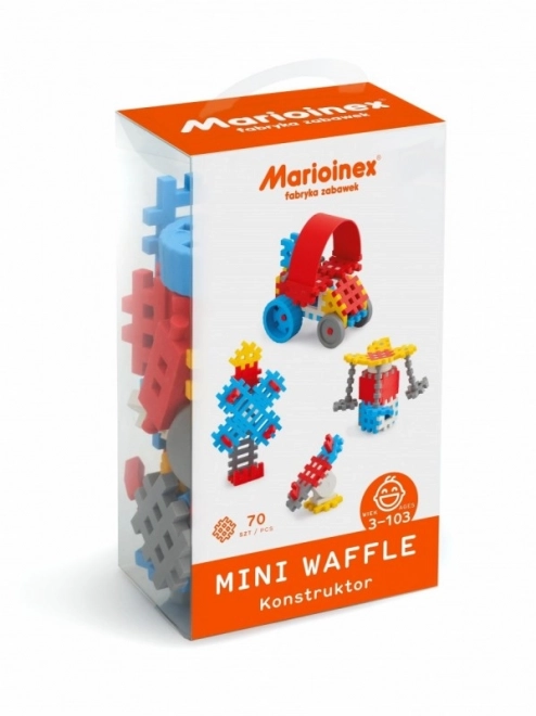 Klocki da costruzione mini waffle Marioinex 70 pezzi per bambini