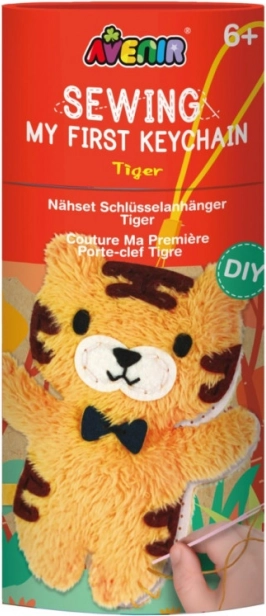 Kit per cucire portachiavi - Tigre