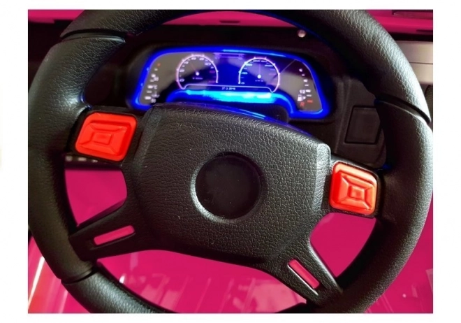 Auto elettrico per bambini Jeep rosa