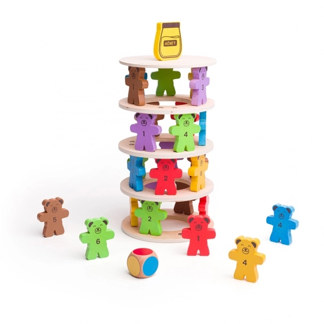 Gioco dei baffi di miele Cadenti di Bigjigs Toys