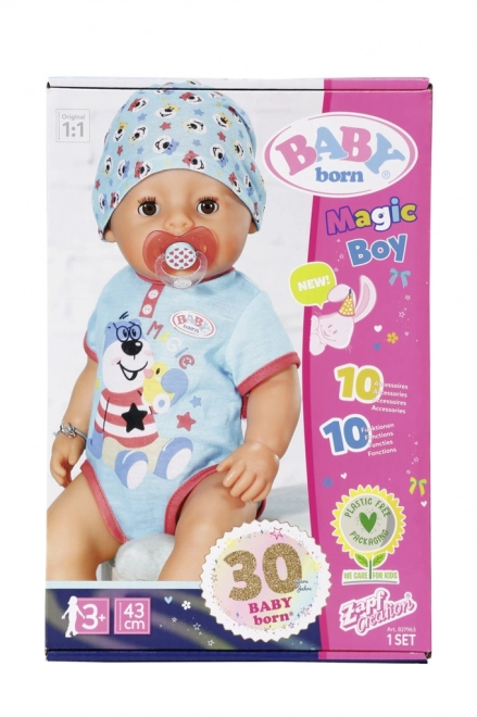 Baby Born con succhietto magico, maschietto, 43 cm