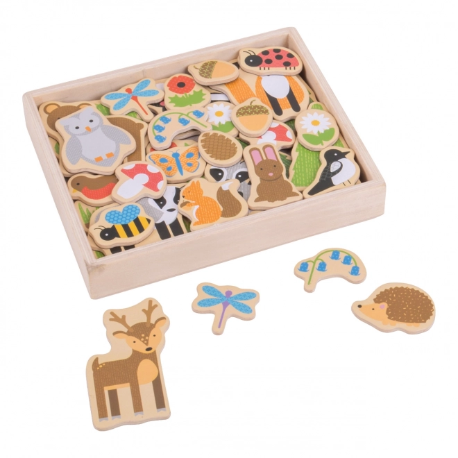 Magneti Animali del Bosco Bigjigs Toys