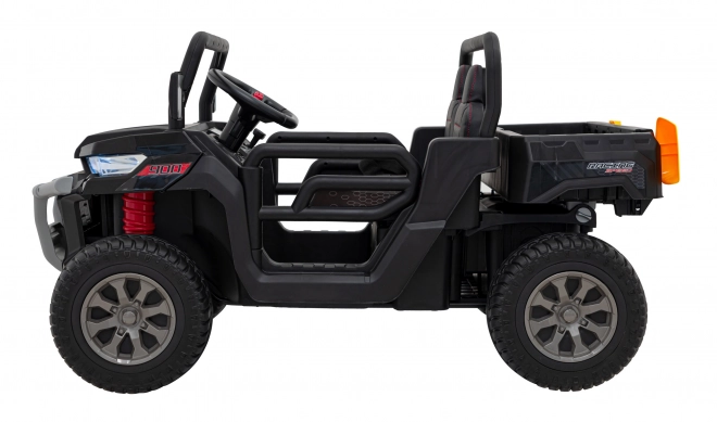 Auto Pick-Up Speed 900 pro bambini nero + trazione 4x4 + pompa mobile + vano bagagli + telecomando + pala + LED audio