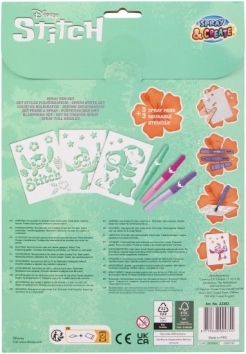 Set di pittura con pennarelli a soffio Stitch A4