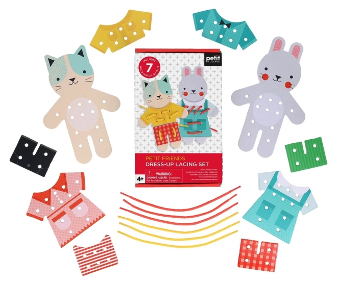 Set di abbigliamento Petit Collage per Gatto e Coniglio